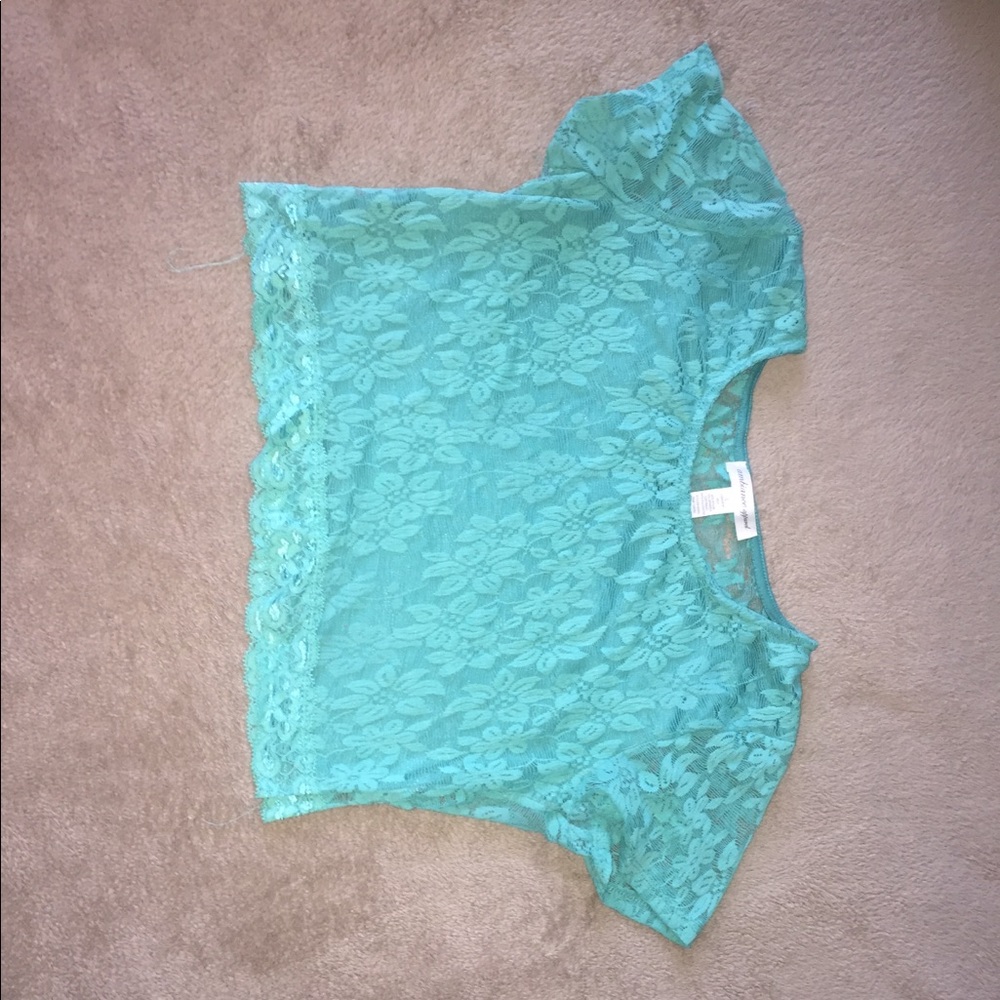 Lace crop top